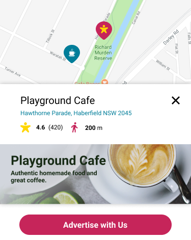 sample playground details in FMP app