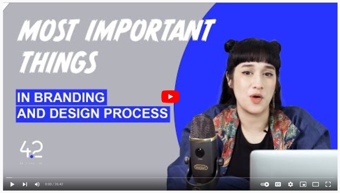 most important things in branding and design process