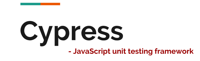cypress test automation tool