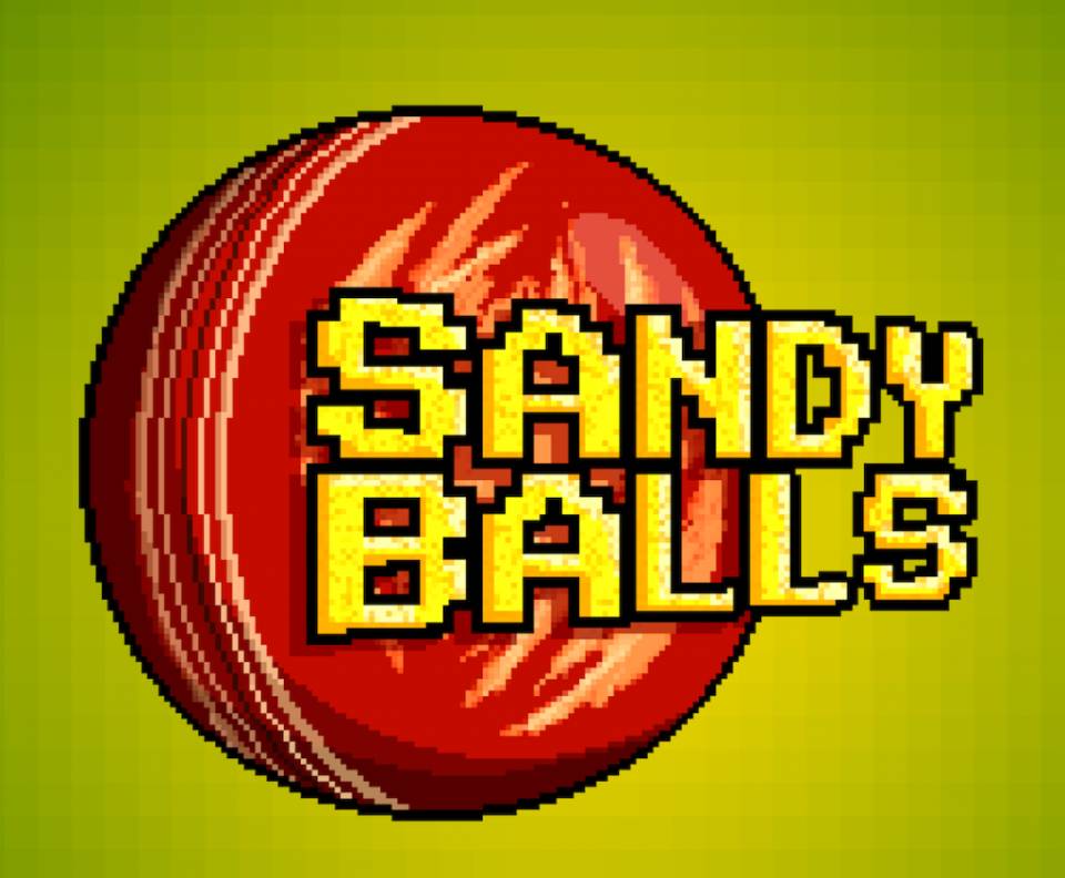 mobile game sandy balls cricket