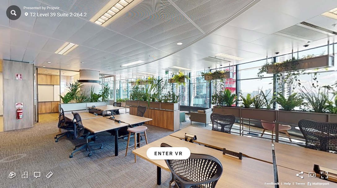 Exploring the Future of Office Design: Matterport Scan Transforms Visualisation at International Tower in Sydney