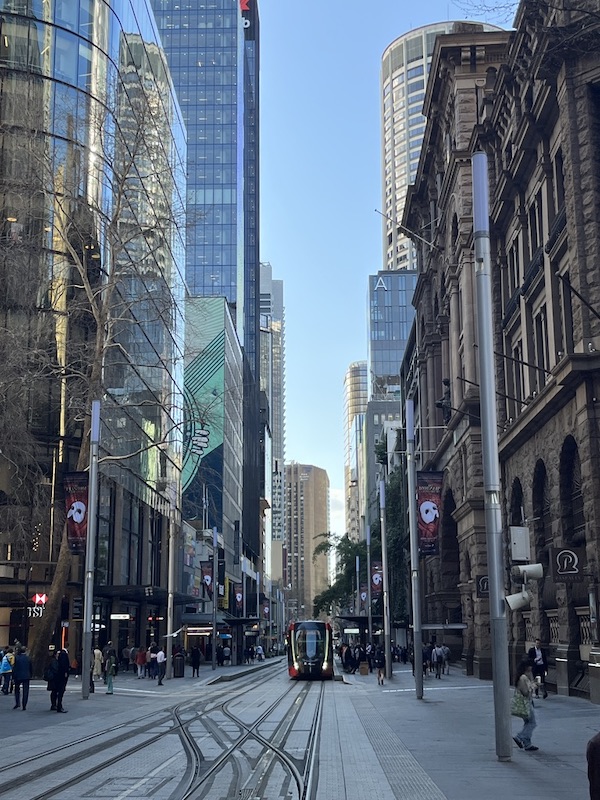 Sydney city centre view