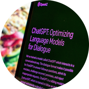 ChatGPT interface
