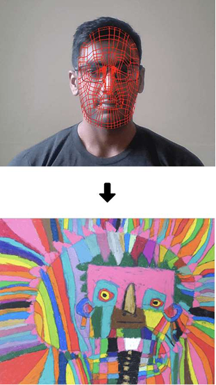 Face tracking visualization