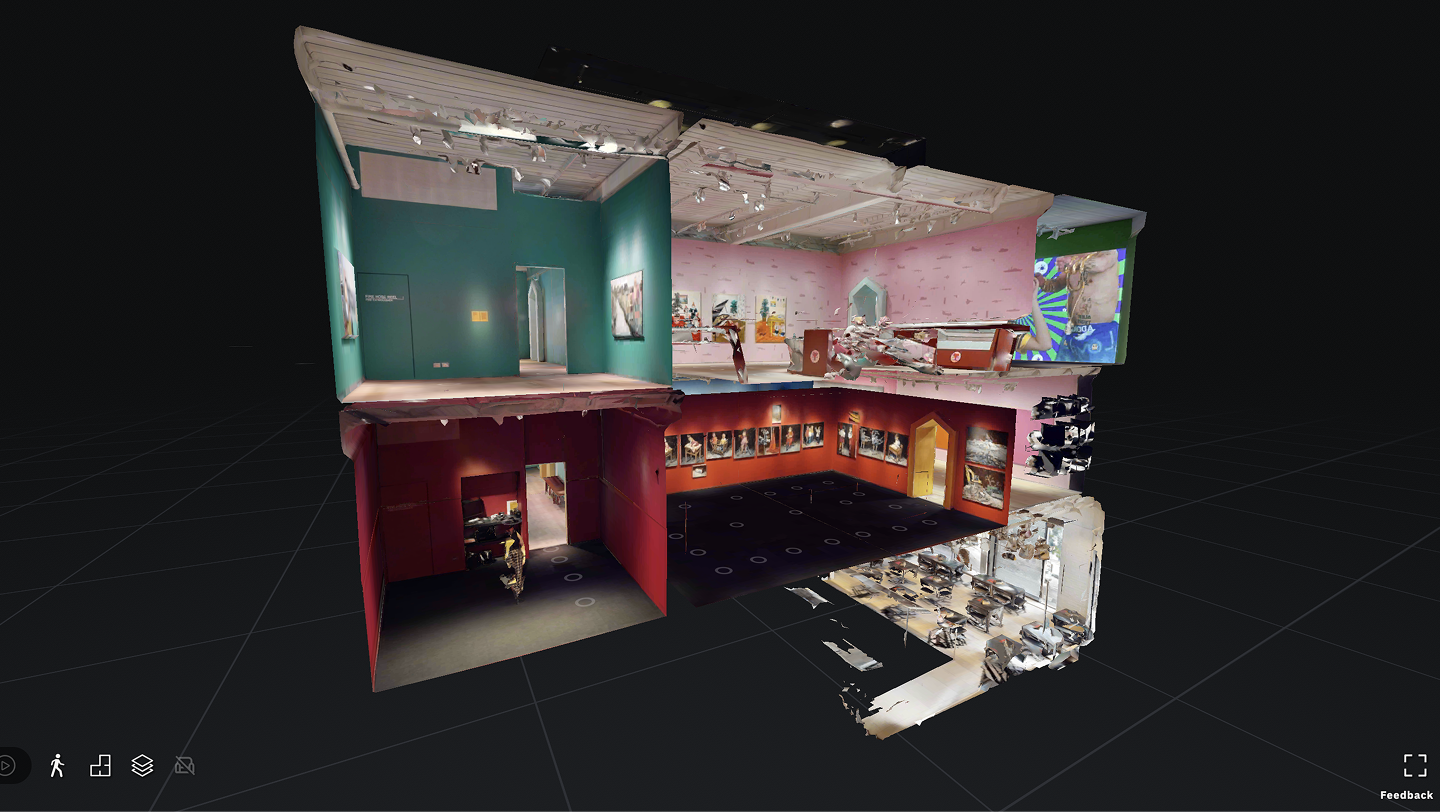 3D digital twin of White Rabbit Gallery