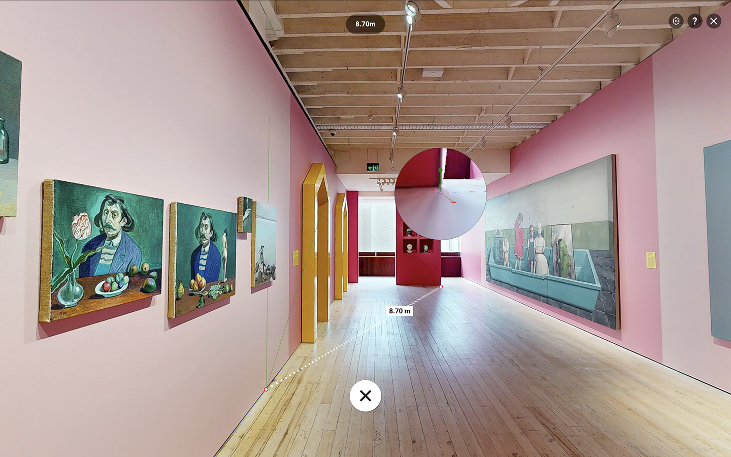 White Rabbit Gallery artwork display